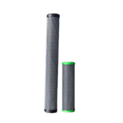 Entfernen Sie Wasser Alkali und Skala mit 10 Zoll CTO Aktivkohlenstoff Filter Wasserreiniger