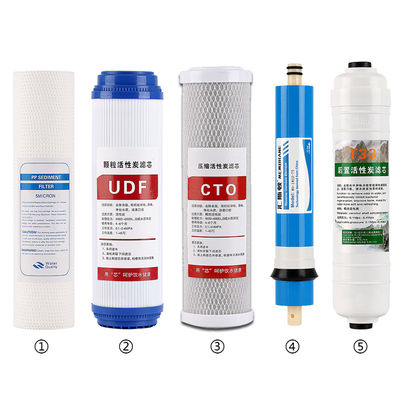 6 StagePP UDF CTO RO T33 Filter zum Versiegeln von NBR Kokosnuss-Aktivkohle-Block