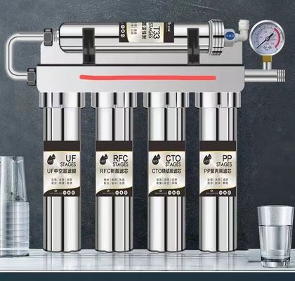 App-gesteuert 304 Edelstahl 5 Stufen PP CTO RFC UF T33 Edelstahl Wasserreiniger