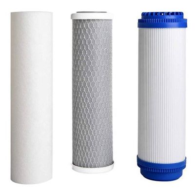 10 Zoll 5 Mikron Sediment PP UDF CTO Filterpatrone für das ganze Haus Wasserreinigungssystem