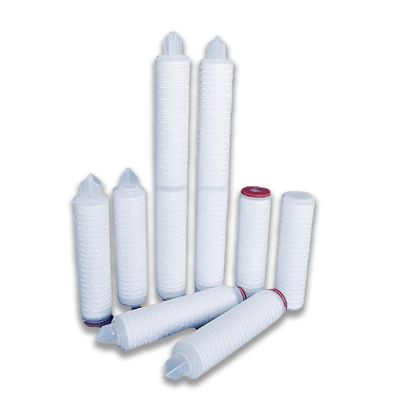 10 Zoll 0,1 Mikron PTFE-Pleated Membran Wasserfilterpatrone für die biologische Behandlung