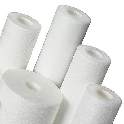 Zylinderfilter Typ 10 20 30 40 Zoll Schmelzgeblasener Wasserfilter zum Ersetzen von Brunnenwasser