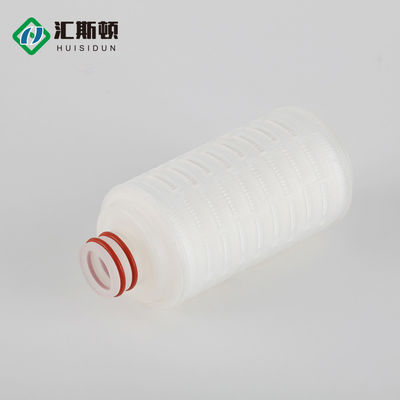 10 Zoll 0,1 Mikron PTFE-Pleated Membran Wasserfilterpatrone für die biologische Behandlung