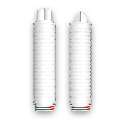 0.22 0,45 Mikron PES PTFE Wasseraufbereitung 10 Zoll PP gefälteter Filterpatrone Ersatz