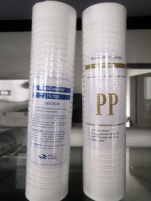 10 Zoll * 2,5 Zoll PP-Sedimentfilterelement für Haushaltswasserreinigungsgeräte
