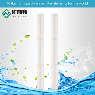 5 Mikron PP-Polypropylen-Membran-Mikroplättete Filterpatrone für kommunales Wasser