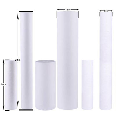 2022 PP Melt Blown Filterpatrone für Haushaltsvorfiltration 30 Zoll 40 Zoll 1 Mikron