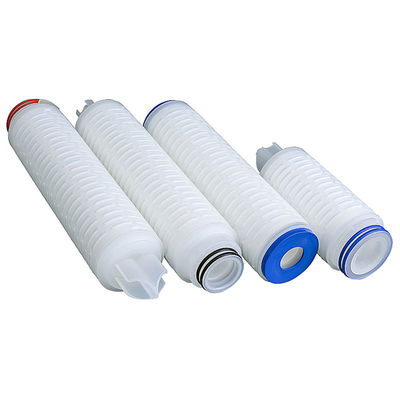 10-Zoll-PP-Pleated-Filterpatrone für sterile Filtration und bakterielle Abfangen