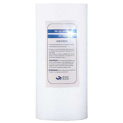 PP Schmelzgeblasene Patronen Sedimentfilter für die Wasseraufbereitung 10 20 30 40 Zoll Spun Filter