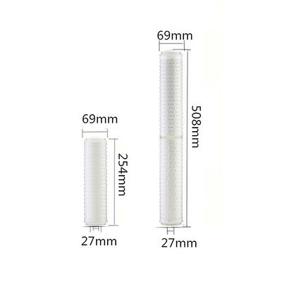 0.22 Mikronhydrophobische PTFE-Membranfilterpatrone für Flüssigkeiten mit hoher Kaustik