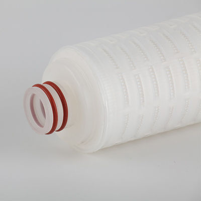 Kleines Volumen 5 Zoll Mikroplättete Polypropylen Membran Wasserfilter Element für Lebensmittel