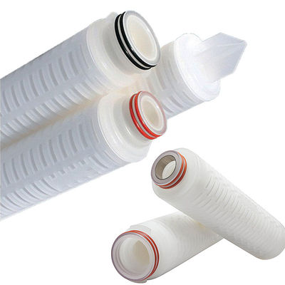 10'' 226 Flossen PTFE Mikroporöser geflochtener Klappfilter für große Filtrationsanforderungen