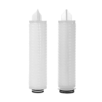 10 Zoll hydrophiler PEZ-Membran-geplätteter Filterpatronen für die feine Filtration von Wein