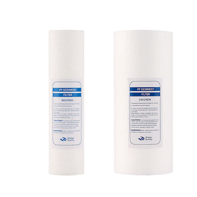 10 20 30 40 Zoll hohe Durchfluss 5 Mikronen PP-Sedimentfilterpatronen für RO-Vorfiltration