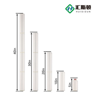 30 Zoll Mikroporöses Geflechtetes Filterelement zur Weinklarisierung und Flüssigkeitsfiltration