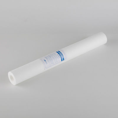 Weiß Melt geblasener PP-Filter 5 Mikron 20 40 Zoll gesponnener Wassersedimentfilterpatron für RO-Systeme