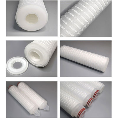PP Industriewasserfilterpatrone 10 Zoll wiederverwendbarer Polyester mit Filterplatte