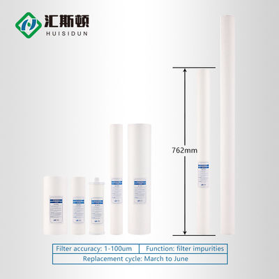 Entfernen Sie Verunreinigungen mit 30 Zoll 5 Mikron Universal Melt-Blown PP Baumwolle Filter Element