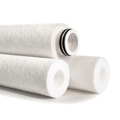 Hydrophobe PTFE-Membranfilterung Unreinheiten 10 Zoll Wasserpumpenfilterpatronen