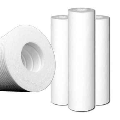 Hydrophobe PTFE-Membranfilterung Unreinheiten 10 Zoll Wasserpumpenfilterpatronen