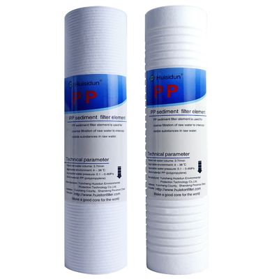 10 Zoll Pp Baumwolle Schmelzgeblasene Filterpatrone 25*6,2 cm Größe für Umkehrosmose-System