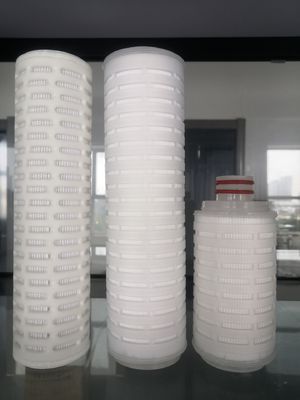 660LPM 222 Schnittstelle 5 Zoll 10 Zoll PP-Pleat-Wasserfilterpatronen für die Weinfiltration