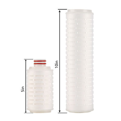 0.22 Mikron-hydrophobe Mikroplättene Filterpatrone für Biergetränke-Mikrofilter