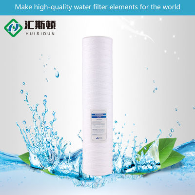 PLC-Rohr aus Edelstahl PP-Garn-Wundpatrone Wasserfilter für Industriezwecke