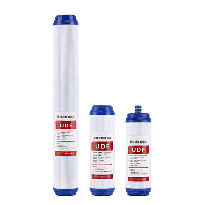10 Zoll 20 Zoll 3-stufige UDF-Granulatierte Aktivkohlenstofffilter für Umkehrosmose-System