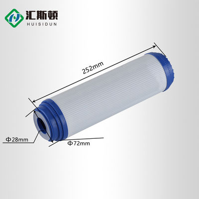 10 Zoll reiner Wasserfilter mit granularer Kokosnuss Schale Aktivkohle und Patrone