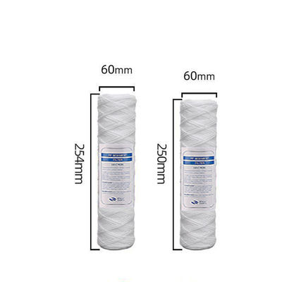 PP-String-Wundfilterpatrone 10 Zoll 5 Mikron für die Behandlung von essbarem chemischem Wasser