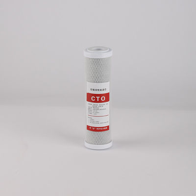 CTO Komprimierte Sinterung Aktivkohle Wasserfilterpatrone 10 20 40 50 Zoll