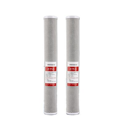 20in*2,5 CTO-Filterpatrone mit aktiviertem Kohlenstoff für Haushaltswasserfiltersysteme