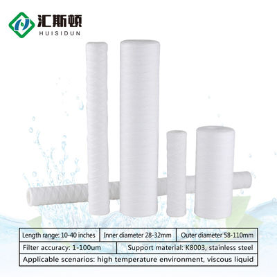 Standard 20 Zoll PP String Wound Garne Filter für industrielle Filtrationsanwendungen