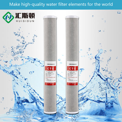 5 Mikroner Aktivkohle-basierte Wasserfilterpatrone für Haushaltsvorfiltration