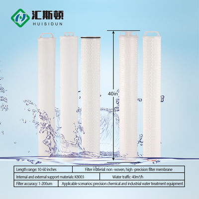 40 Zoll 5 Mikron PHF-Serie Geflechtetes Wasserfilterreiniger mit Polypropylen Membran