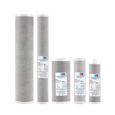 Hochabsorption 10 Zoll 20 Zoll Kokosnuss Schale Aktivierter Block Kohlenstoff Wasserreiniger 220V