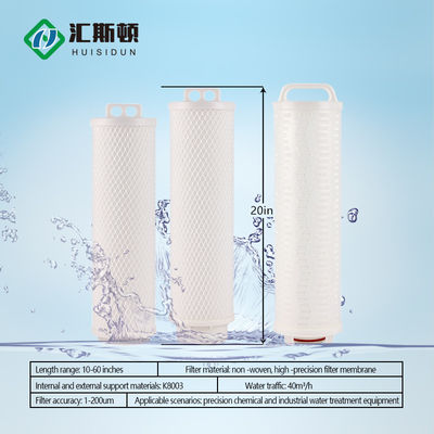 0.2 Um PTFE-Wärmebindung PP-Wasserfilterpatrone mit großem Durchfluss