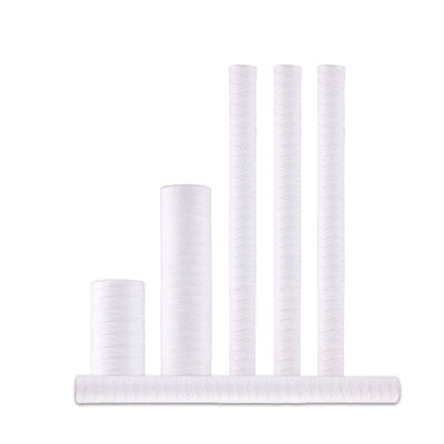 Industrielle Wundstring Sediment Filterpatrone 10 20 30 40 Zoll 1 3 5 10 Mikron Filter