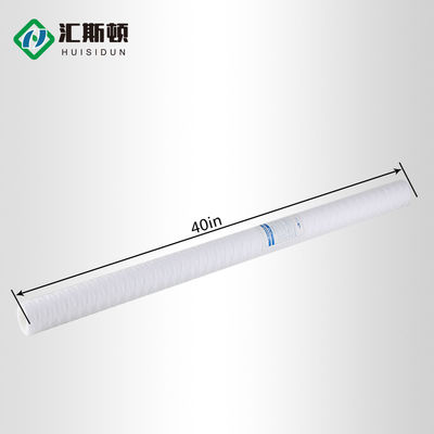 Industrielle Wundstring Sediment Filterpatrone 10 20 30 40 Zoll 1 3 5 10 Mikron Filter