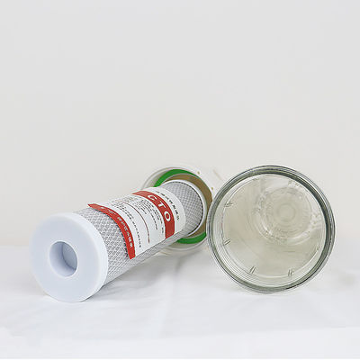 10 Zoll UDF Coconut Shell CTO Aktivkohlenstoff-Blockfilter für das gesamte Haus Wasserreinigungssystem