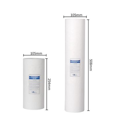 10 Zoll 5 Mikron PP Jumbo Sediment Melt Blow Cartridge für eine effektive Wasserfiltration