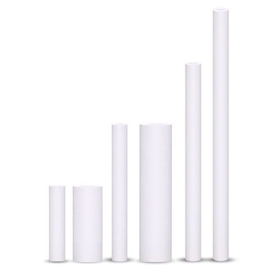 5 Mikron Weiß 10 Zoll PP Baumwolle Sediment Wasserfilterpatrone für die Umkehrosmose