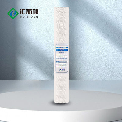 5 Mikron Weiß 10 Zoll PP Baumwolle Sediment Wasserfilterpatrone für die Umkehrosmose